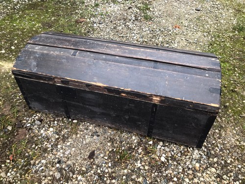 Ancien coffre bois pour - ancien,