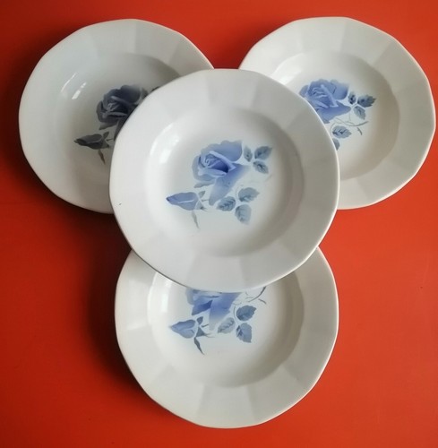 Assiettes creuses anciennes - assiettes, en