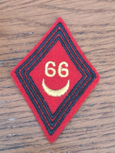 Insigne tissu officier - insigne, 66°