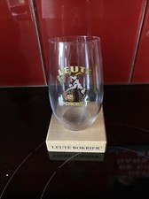 Leute Bokbier Verre A Bières Beer Stemless Glass Avec Support En Bois Comme Kwak