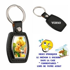 porte clé simili cuir fée