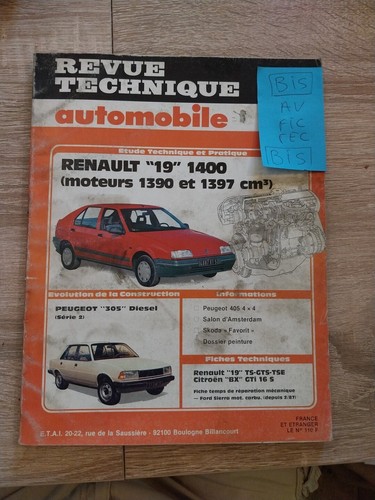 Revue technique renault - revue,