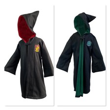 Robe de sorcier à capuche réplique Harry Potter pour enfants, unisexe