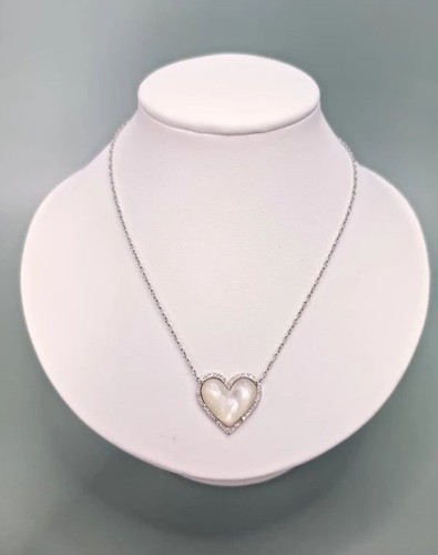 Collier blanc 750 1000 18 - or, (18
