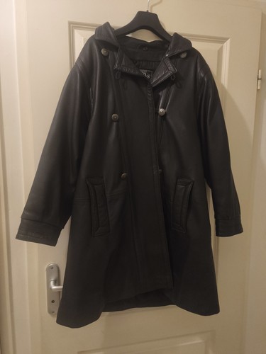 Manteau long cuir - long,