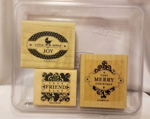 Stampin punches three set - stampin,