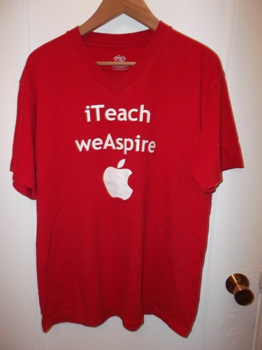 Apple computer tee - iteach, we