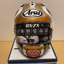 Casque intégral Arai RX-7X design PATA logo Monster Energy or/blanc/noir neuf