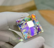 Pendentif en verre opale