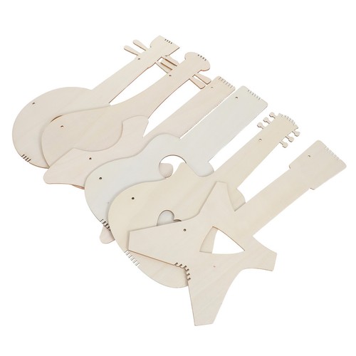 Pcs guitare bois pour - 6,