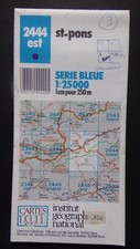 § carte IGN série bleue 2444