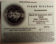ARK  TICKET BILLET CONCERT