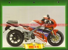 HONDA RC 45 RVF 750 R RC45 RVF750R 1999 (1994-1999) : Fiche Moto #000865