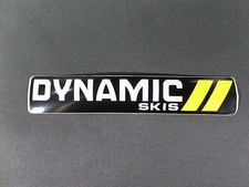 DYNAMIC SKIS VINTAGE AUTOCOLLANT/STICKER 30X5,2CM