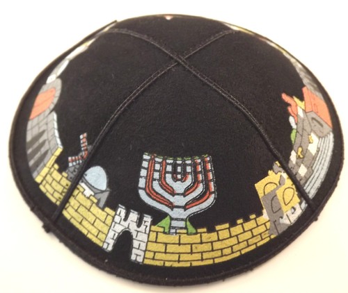 Kippa suède noire de - kippa,