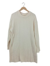 H&M Robe pull Dames Robe T EU 40 blanc cassé style décontracté