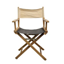 Fauteuil pliant vintage toile