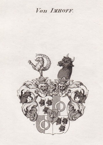 1820 imhoff imhof blason - 1820,