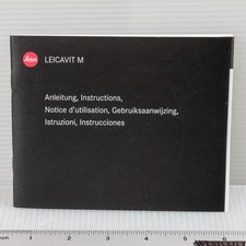 Leica Leicavit M (2003) Winder Instruction Livre / Manuel / Guide (6 Langues)