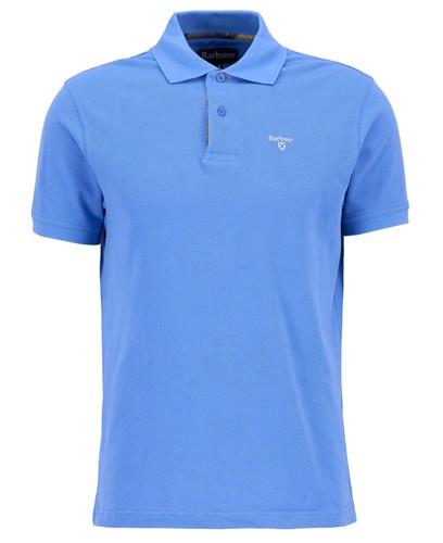 Barbour polo piqué delft blue - barbour,