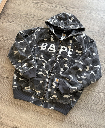 Bape carhartt black camo - bape,