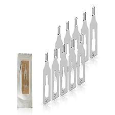 May 10x Lames de Gouge Fig. 2 pour Podologie & Pédicure – Lames Stériles pour...