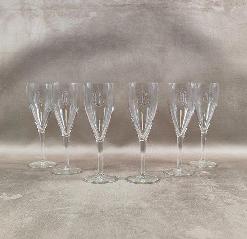 Lot flutes cristal - flutes,