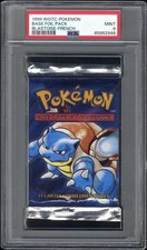 Booster Pokemon Tortank Set de base 1999 FR PSA 9
