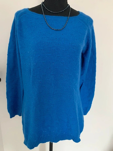 Pull bleu camaïeu taille - bleu,