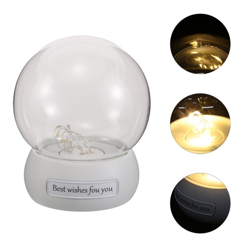 Boule cristal fleur - de,
