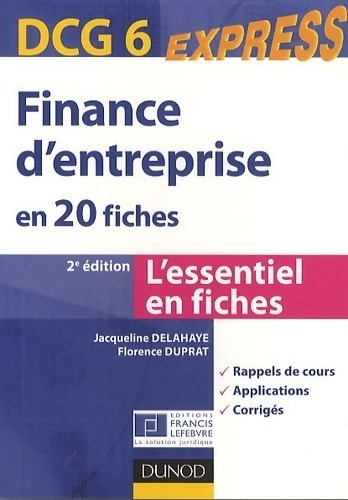 Dcg finance d entreprise - -,