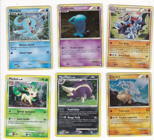 Lot anciennes cartes - x6,