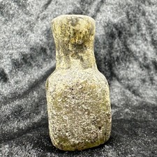 Ancienne petite bouteille d'encre romaine authentique en verre rare intacte t...