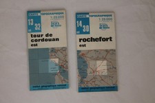 2 Cartes IGN 13.32 Tour de