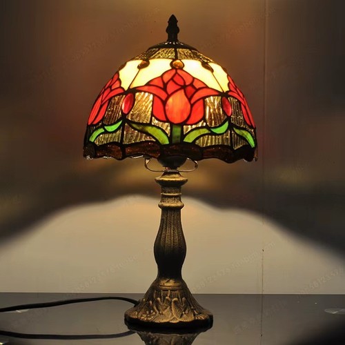 Colorful stained glass table - glass,
