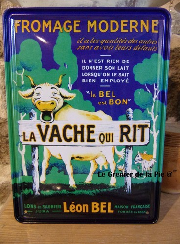 Plaque métal vache - plaque, qui