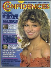 ▬►CONFIDENCES 1798 (1982) JEANE MANSON_MARILYN MONROE_KATIA TCHENKO_J.M THIBAULT