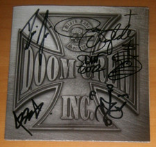 AUTOGRAPH ZAKK WYLDE GUITAR OZZY BLACK LABEL SOCIETY HAND SIGNED CD DOOM CREW