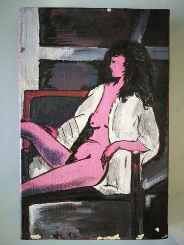 Peinture erotique femme - peinture,