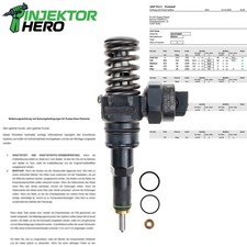 0414720007 Injecteur de pompe Audi Seat Skoda VW 1.4 TDI - 1.9 TDI 038130073F