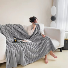 2025 New Rabbit Plush Blanket