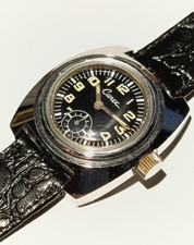 Vintage Carex skin diver style mechanical watch - Running