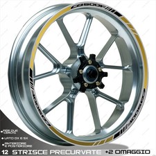 Autocollants Cerceau Noir Or Compatible Pour Honda 500 CB F 2013-2020