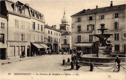 Cpa remiremont fontaine du - fontaine,