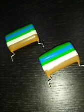 5.6 uF 100V Philips Mullard Tropical Fish   Nos      Lot 2 pieces       DepF16h3