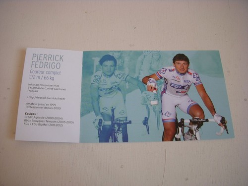 Cyclisme carte postale fdj - carte,