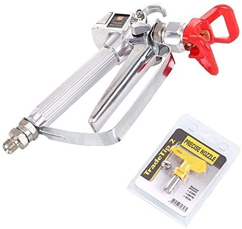 Airless paint spray gun with - spray,