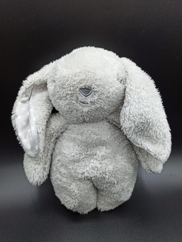 Doudou peluche lapin gris - ,
