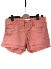 H&M Mini Short Jeans Rose Culotte Sexy Courte Femme Top Occasion Taille 38