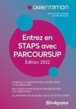 Entrez en STAPS avec Parcoursup: Edition 2022 de Rocquin, ... | Livre | état bon
